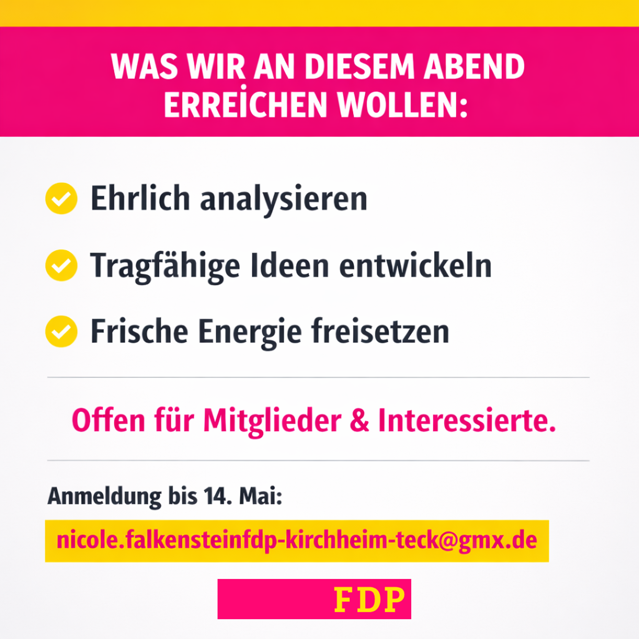 Workshop: Analyse, Erneuerung, Zukunft.